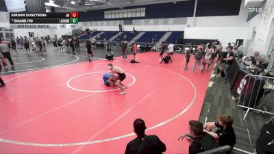 126 lbs 3rd Place Match - Jordan Duszynski, Lancers WC vs Shane Ito, La Costa Canyon High School Wrestling