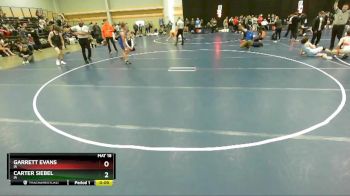 120 lbs Cons. Round 2 - Garrett Evans, IA vs Carter Siebel, IA