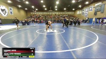 113 lbs Cons. Round 1 - Isaac Loyd-Mendez, Monache vs Dominic Ortiz, Tokay