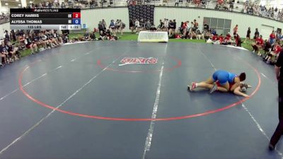 135 lbs Alyssa Thomas, Nebraska vs Corey Harris, Oklahoma