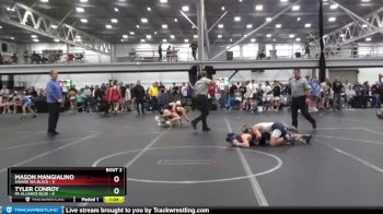 106 lbs Round 1 (6 Team) - Mason Mangialino, Savage WA Black vs Tyler Conroy, PA Alliance Blue