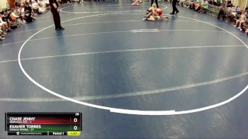 117 lbs Finals (8 Team) - Chase Jenny, Nebraska Red vs Exavier Torres, Kansas Mamba