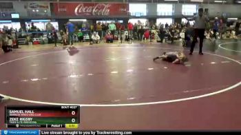 45 lbs Quarterfinal - Samuel Hall, Warrior Wrestling Club vs Zeke Rigsby, Tiger Elite Wrestling