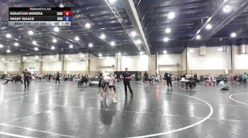 215 lbs Round Of 16 - Sebastian Morera, Christopher Columbus-Miami vs Grady Isaacs, Spartan RTC @LHP