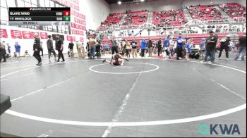 126 lbs Rr Rnd 4 - Blake Wind, Henryetta Knights Wrestling Club vs Ty Whitlock, Harrah Little League Wrestling