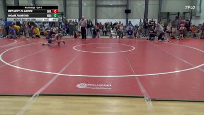 52 lbs Quarterfinal - Beckett Clapper, Enola vs Noah Ammons, Hedgesville