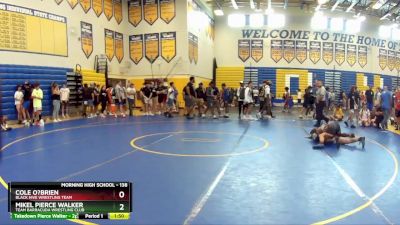 138 lbs 1st Place Match - Mikel Pierce Walker, Team Barracuda Wrestling Club vs Cole O?Brien, Black Hive Wrestling Team