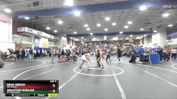 150 lbs Cons. Round 3 - Sebastian Barajas, St John Bosco vs Dean Gibson, Simi Valley