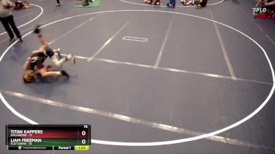 76 lbs Semis & 1st Wrestleback (8 Team) - Titan Kappers, Stillwater vs Liam Freeman, Flat Earth