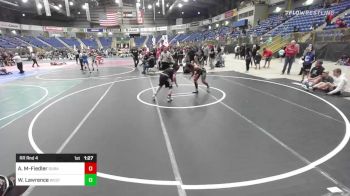 130 lbs Rr Rnd 4 - Armani Moore-Fiedler, Duran Elite vs Wittney Lawrence, Western Slope Elite