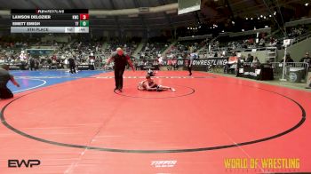 60 lbs 5th Place - Lawson Delozier, Keystone Wrestling Club vs Emett Emigh, Top Fuelers Wrestling