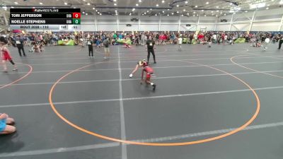 110 lbs Cons. Semi - Tori Jefferson, Unattached vs Noelle Stephens, Unattached