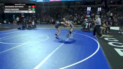 105 lbs Consi Of 16 #1 - Mackenzie Matthews, Los Osos (SS) vs Cecile Ranciere, Eagle Rock (LA)