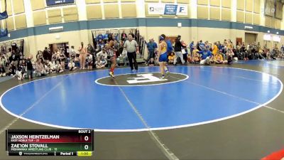 78 lbs Round 1 (10 Team) - Jaxson Heintzelman, East Noble TUF vs Zae`ion Stovall, Mishawaka Wrestling Club