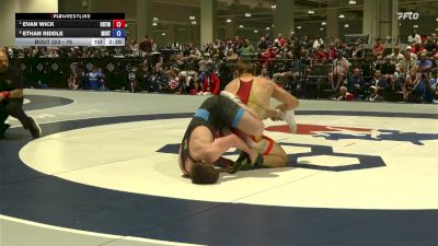 79 lbs Quarters - Evan Wick, SoCal RTC/ Titan Mercury Wrestling Club (TMWC) vs Ethan Riddle, Minnesota - RTC