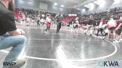 70 lbs Quarterfinal - Nicholas Mihos, Coweta Tiger Wrestling vs Easton Contreras, Raw Wrestling Club