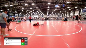 105 lbs Rr Rnd 2 - Ziggy Sandobal, SEO Wrestling Club vs Jude Pratt, Team Bro Blue