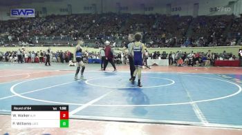 80 lbs Round Of 64 - Wyatt Walker, Altus JH vs Paxton Williams, Little Axe Takedown Club