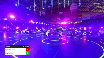 130 lbs Consi Of 16 #2 - Braylon Davis, Wolfpack Olathe Co vs Jaden Ward, Bald Eagle