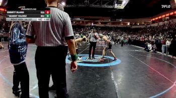 4A 127 lbs Champ. Round 1 - Manny Valdez, Belen vs Emmitt Bland, Valencia