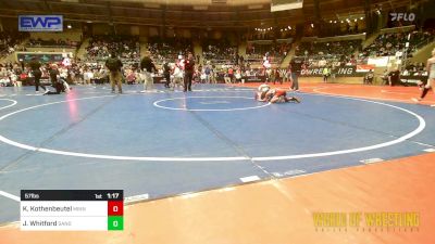 57 lbs Semifinal - Kinsley (KK) Kothenbeutel, Minnesota Elite vs Jayna Whitford, Sanderson Wrestling Academy