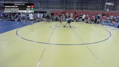 140 lbs Rr Rnd 4 - Joshua Duncan, South Hills Wrestling Academy - MSE vs Micah Engelman, Mat Assassins Red - MSE