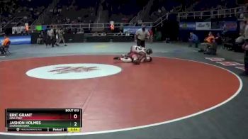 I-138 lbs Cons. Round 3 - Eric Grant, Iona Prep vs Jashon Holmes, Shenendehowa