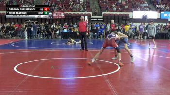 109 lbs Cons. Round 4 - Reise Reardon, Team Real Life vs Gregory Christenson, North Montana Wrestling CLub