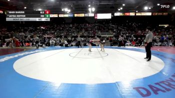 110 lbs Cons. Semi - Madi Barzee, West Jefferson vs Jayda Keffer, Fruitland