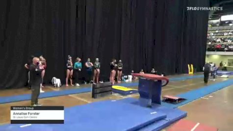 Annalise Forster - Women's Group, St. Louis Gym Centre - 2021 Women's Xcel Region 4 Championships