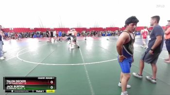 144 lbs Champ Round 1 (16 Team) - Talon Decker, IL Top Dawgs NAVY vs Jack Burton, Glenbrook South