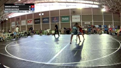 175 lbs Gideon Carlisle, Arkansas vs Brieon Mayfield, North Carolina