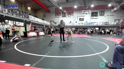 64 lbs Rr Rnd 5 - Clay Hubler, Warner Eagles Youth Wrestling vs Luke Ward, Broken Bow Youth Wrestling