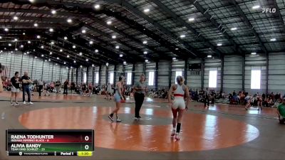 100 lbs Finals (8 Team) - Alivia Bandy, Team Ohio Scarlet vs Raena Todhunter, Indiana Inferno Black