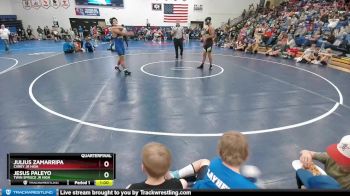 145 lbs Quarterfinal - Jesus Paleyo, Twin Spruce Jr High vs Julius Zamarripa, Carey Jr High