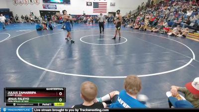 145 lbs Quarterfinal - Jesus Paleyo, Twin Spruce Jr High vs Julius Zamarripa, Carey Jr High