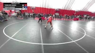 170 lbs Round 3 - Penelope Juarez, Ringers Wrestling Club vs Evelyn Barker, Wisconsin