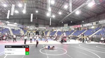 102 lbs Semifinal - Joshua Ternes, MacPac Wreastling Club vs Kash Long, Bear Cave WC