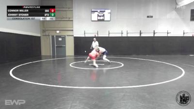150 lbs Consolation 1st - Johnny Stoner, Aptos vs Connor Miller, Chico