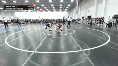 106 lbs Consi Of 16 #1 - Charlie Fogle, NC vs John Anthony Fenuto, NJ