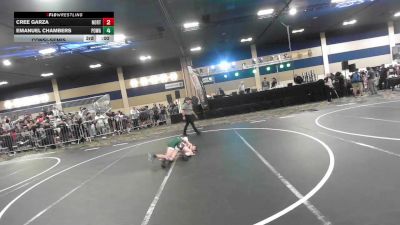 73 lbs Consolation - Cree Garza, Northwest Elite vs Emanuel Chambers, Poway Elite