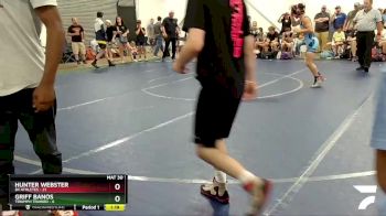92 lbs Round 2 (8 Team) - Griff Banos, Triumph Trained vs Hunter Webster, 84 Athletes