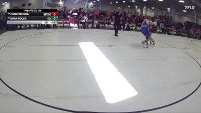 141 lbs Cons. Round 2 - Evan Folck, Kearney vs Cash Truksa, Monarch Wrestling Club - David City