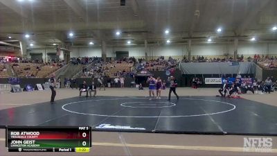 A 215 lbs 1st Place Match - Rob Atwood, Trousdale County vs John Geist, Livingston Academy