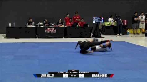 Olivia Bahsous vs Layla Muller 2025 ADCC Asia & Oceania Championship