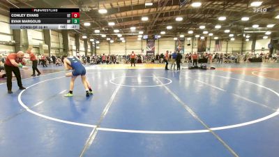 113 lbs Consi Of 16 #1 - Conley Evans, UT vs Evan Margolis, NY