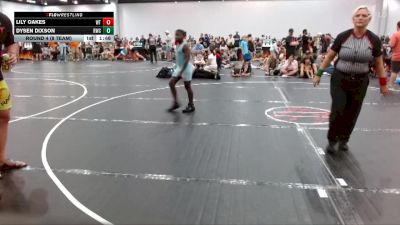 101 lbs Round 4 (8 Team) - Lily Oakes, Well Trained vs Dysen Dixson, Rabbit Wrestling Club
