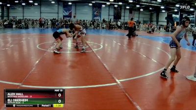 92 lbs Rd# 8- 12:30pm Saturday Final Pool - Eli Oberheim, Gotcha Blue vs Alex Hall, Backyard Brawlers