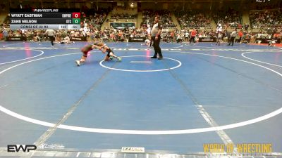 70 lbs Consi Of 32 #2 - Wyatt Eastman, Empire Wrestling Academy vs Zane Nelson, Owasso Takedown Club