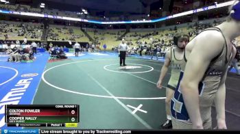 126 Class 4 lbs Cons. Round 1 - Colton Fowler, Seckman vs Cooper Nally, Lee`s Summit